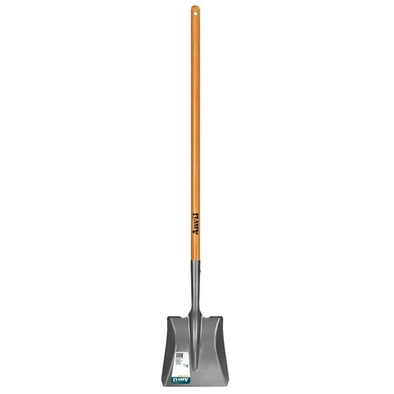 47 In. L Wood Handle Steel Transfer Shovel