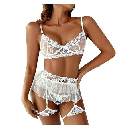 

ZHUASHUM New Sexy Lace Lingerie Underwear Women Sexy Lace Racy Underwear Suit Temptation Underwear Lingerie for Women