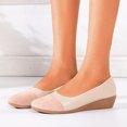 thumbnail image 2 of Sngxgn Women's Casual Flat Shoes for Women Ladies(Beige,40), 2 of 7