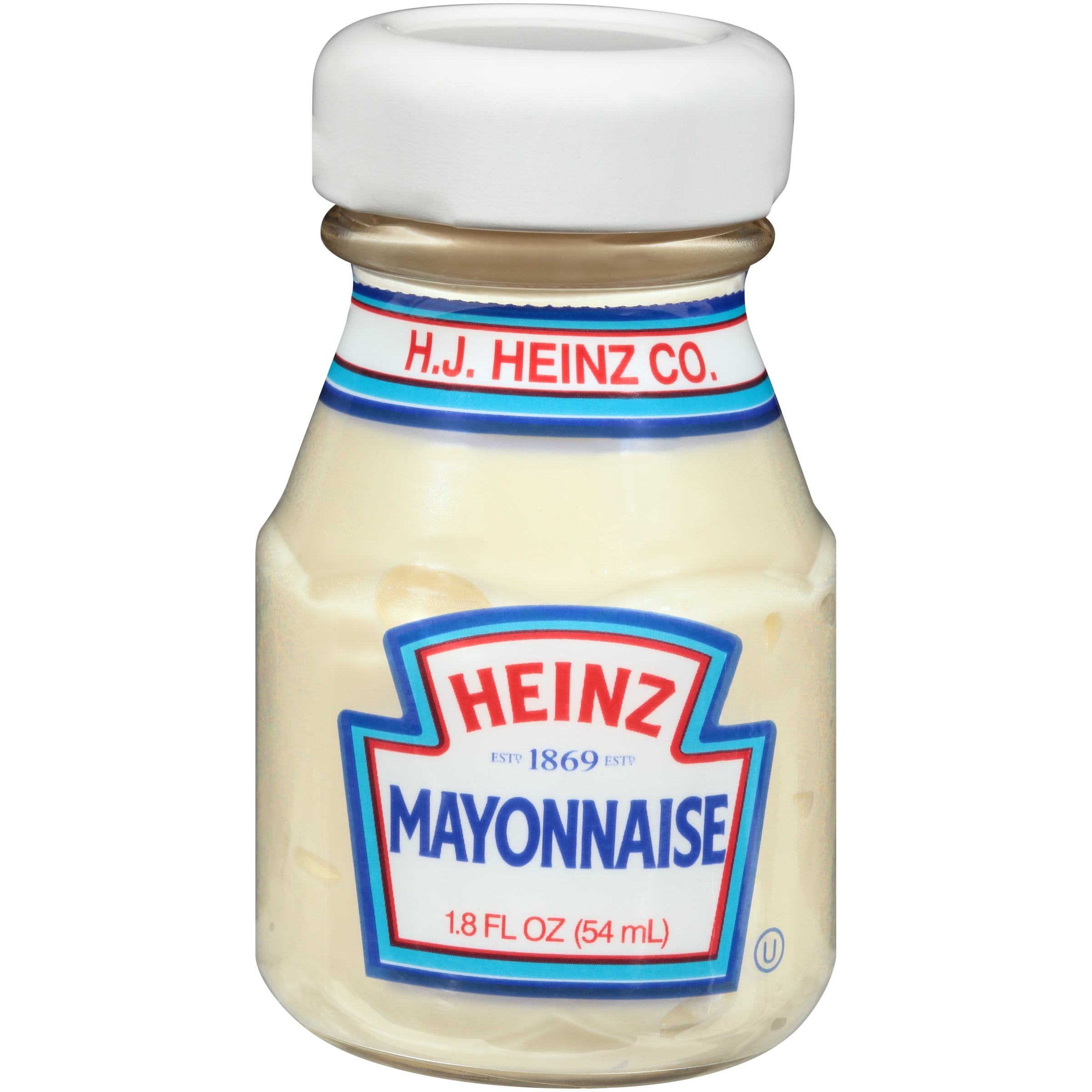 Heinz Single Serve Mayonnaise, 60 ct Casepack, 1.8 oz Bottles