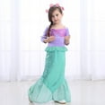 thumbnail image 5 of KAWELL Princess Mermaid Costume Cosplay Party Dress Up with Accessories, 5 of 7