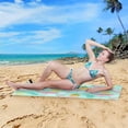 thumbnail image 5 of Coolnut Beach Towels Colorful Flamingo Pineapples Camping Towels Lemon Sand Free Beach Towel, 30"x60" Large Beach Towels Quick Dry Bath Travel Towels Pool Yoga Beach Mat for Men Women, 5 of 6