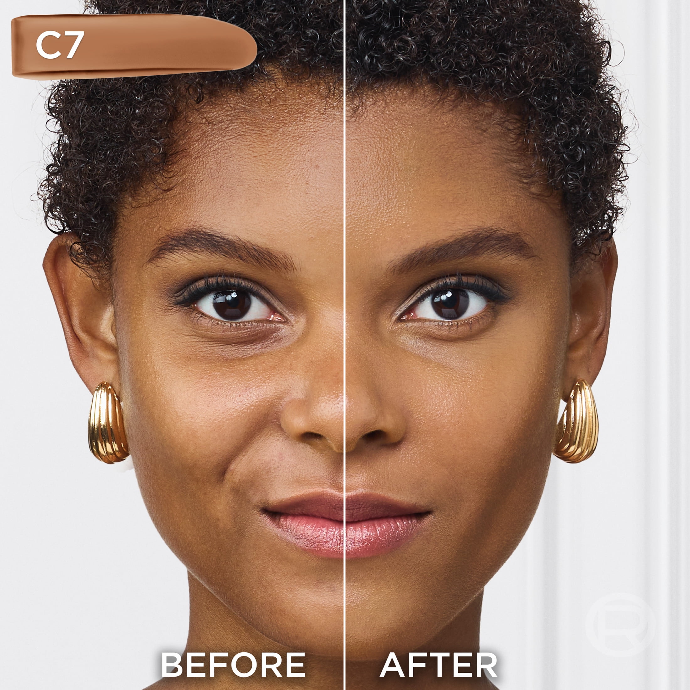 (2 pack) L'Oreal Paris True Match Cream Foundation Makeup, C7 Cool Medium Deep, 1 fl oz