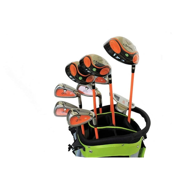 DROC Dimond Series 9 Pieces Boys Right Hand Club Set and Golf Bag