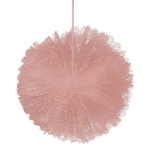 Amscan Elegant Love and Leaves Tulle Pom Pom Wedding Decoration