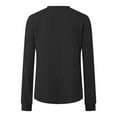 thumbnail image 5 of Futezty Women Sweatshirt Womens Plus Size Tops Crewneck Long Sleeve Shirts Loose Tunic Tops Curved Hem Fall Pullover Loose Fit Dressy Crew Neck Pullover Basic Sweaters For Women Tunic For Women, 5 of 6