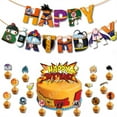 thumbnail image 5 of Decoración de fiesta de cumpleaños de Dragon Ball, globos de Son Goku, vajilla, platos de papel, servilletas, vasos, suministros para fiestas, juguetes para regalo de niño, 5 of 5