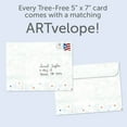 thumbnail image 3 of Tree-Free Greetings Holiday Greeting Card, 100% Recycled Paper, 5x7, Heartfelt Happy (GO65770), 3 of 6