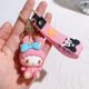 thumbnail image 1 of Venta al por mayor, decoración rosa para niña, accesorios para bolso de llave de coche, llaveros, llavero de Hola de dibujos animados 3D, llavero de regalo para niños, 1 of 4