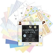 Die Cuts With A View 12X12 Scrapbook Kit In A Stack, Baby
