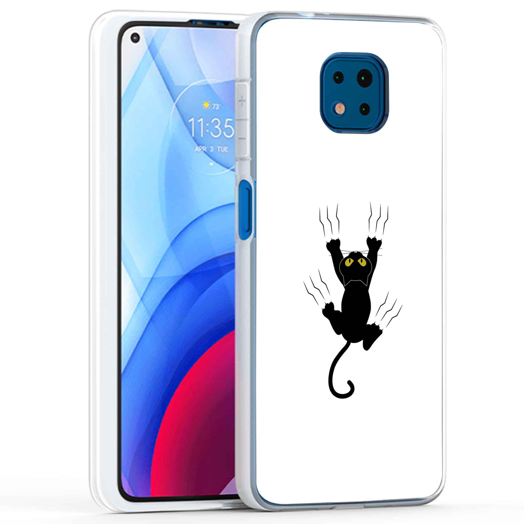 behang Autonoom laten vallen TalkingCase Phone Case Cover Compatible for Motorola Moto G Power 2021,Cat  Scratch Print,Thin, Flexible, Soft, USA - Walmart.com