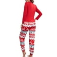 thumbnail image 4 of LilyLLL Womens Christmas Pajamas Long Sleeve Shirt Pants 2pcs Loungewear Xmas Plaid Sleepwear Pjs, 4 of 4