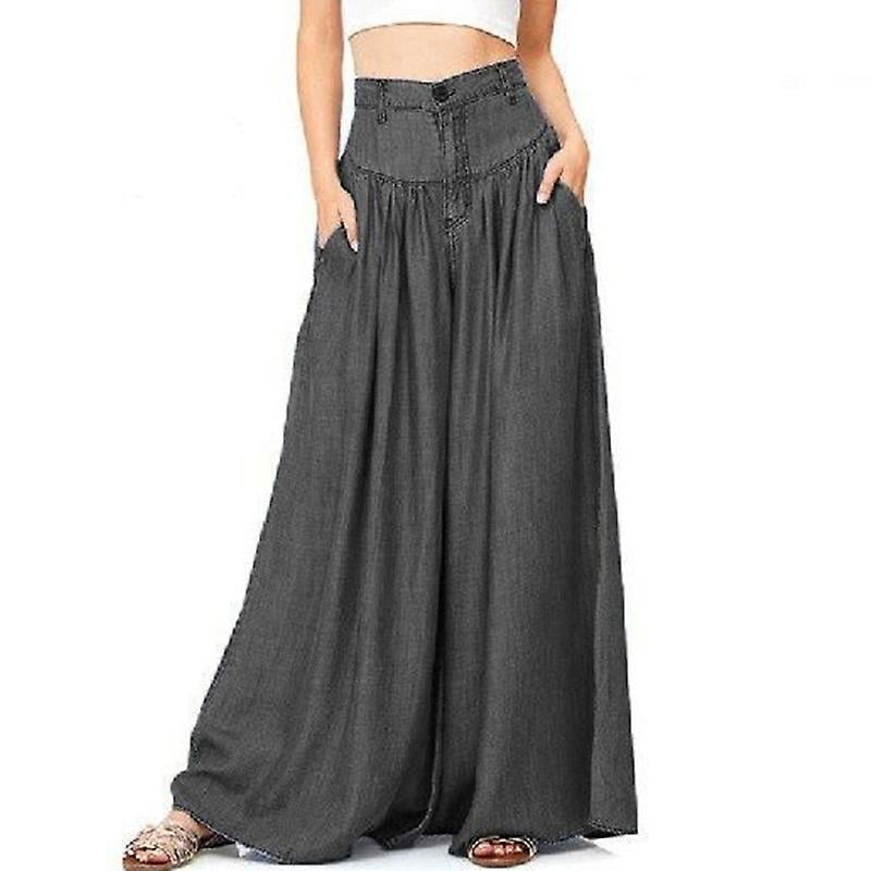 Fashion Star Womens Ladies Baggy Wide Legged Flared Palazzo Trousers Pants Leggings Plus Size 