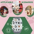 thumbnail image 3 of GASTROPOD Dog Sweater,Geometric Pattern Knitting Dog Costume,Autumn Winter Stretch Dog Clothes for Large Dogs,Grey, 3 of 7