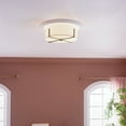 thumbnail image 5 of 52594CPZ Kichler Lighting Malen - 4 Light Flush Mount-8.25 Inches Tall and 20 Inches Wide-Champagne Bronze Finish, 5 of 6