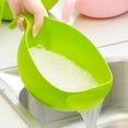 thumbnail image 4 of Eoperou Rice Washing Basin: Food-Grade Quick Drain Fruit Cleaning Bowl Multi-Purpose Strainer, 4 of 7