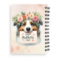 thumbnail image 2 of Happy Mother's Day Australian Shepherd with Flower Crown and Greeting Card Spiral Bound Journal Aussie Dog Lover Gifts 5x7in Spiral Notebook - 13004, 2 of 5