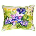 thumbnail image 2 of Betsy Drake Clematis Large Indoor/Outdoor Pillow 16x20, 2 of 2