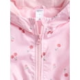 thumbnail image 2 of Carter's Child of Mine Toddler Girl Windbreaker Jacket with Hood, Sizes 12M-5T, 2 of 4