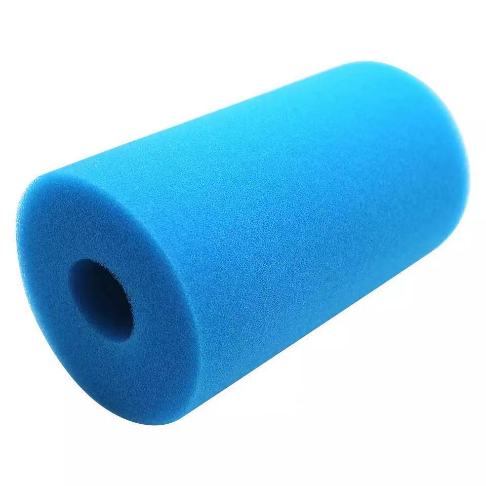 Lot de 6 Éponges de Filtre Type A pour Piscine Cartouche de Pompe de Remplacement Réutilisable Lavable Éponge de Filtre de Piscine Spa