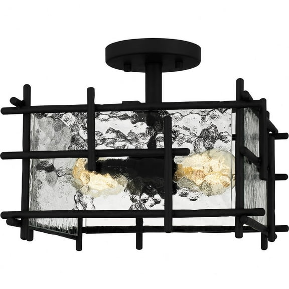 Quoizel Lighting - Daphne - 2 Light Semi-Flush Mount In Industrial Style-10.25