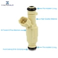 thumbnail image 2 of 4pcs Fuel Injector Flow Matched for Hyundai Tucson for Kia Forte Forte Koup 35310-2G100, 2 of 6