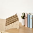 thumbnail image 1 of HONMEET Desktop Organizer Box Cell Phone Holder Beige 1Set Material Classroom, 1 of 6