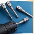 thumbnail image 4 of HUGFEGWE 2 Pack 1/2" Square Impact Adapter, Extension Impact Driver Bit Set, Socket Bit Adapter, 1/4" Hex Shank to Drive Adapter for Automotive DIY CA919-164923, 4 of 6