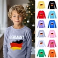 thumbnail image 3 of Otqutp Baby T Shirt Blouse German English Printing Boys and Girls with Long Sleeves Crewneck Hoodies Pullover Fall Streewear for 2-16 Years(BU1-b,15-16 Years), 3 of 3