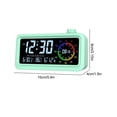 thumbnail image 2 of Digital Electronic Clock with LCD Color Screen, Visual Alarm & Timer, 12/24H Switch, Countdown Function, USB-C Charging, Stereo Display for Home Office Use – 1 Pack, 2 of 5