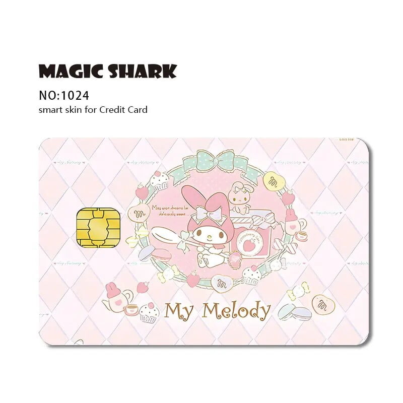 Sanrio-pegatina de Hello Kitty My Melody Kuromi Poker, cinta de ...