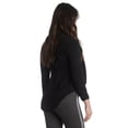 thumbnail image 4 of Hybrid & Company Womens Casual Work High Low Blazer Jacket JK45590X 1073T Black 2X, 4 of 7