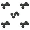 thumbnail image 3 of Transemion 5pcs Empty Aluminum Jars Cosmetic Screw Balm Lip Lid Cans Containers Black 80ml 5Set, 3 of 6