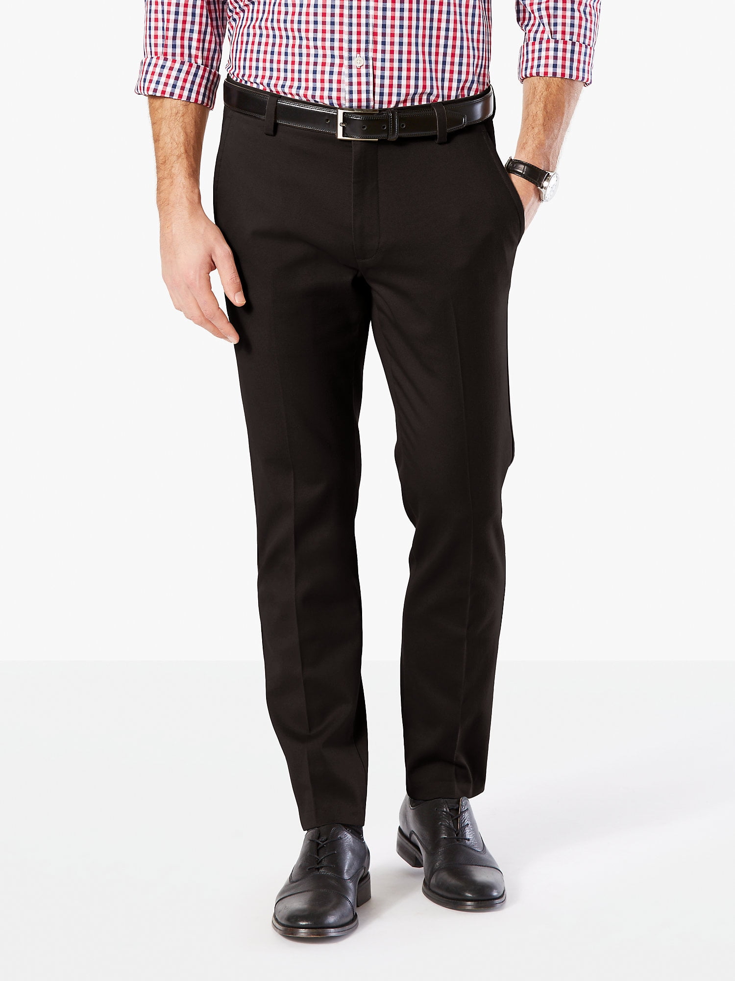 dockers slim tapered black