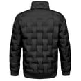 thumbnail image 2 of Little Donkey Andy Men's Puffer Warm Jacket Windproof Winter Coat with Recycled Insulation Black XXL, 2 of 7