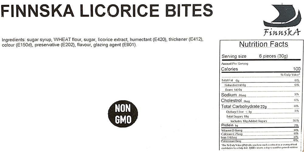 SweetGourmet Finnska Black Licorice | Finnish Soft Licorice | 2 Pounds