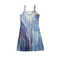 thumbnail image 3 of LilyLLL Womens Summer Sleeveless Sling Sundress Casual Printed Swing Mini Dresses, 3 of 4