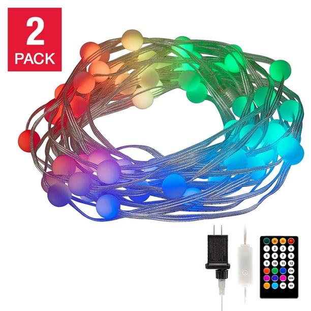 ColorChanging LED Bubble Lights 2pack Walmart.ca
