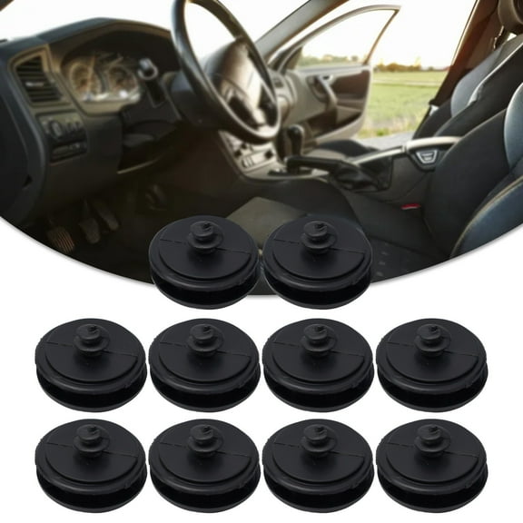 Secure Your Car Floor Mat With Universal Black Mat Clips Carpet Retainer Fixing Holders Grips Set Of 10 Pieces Fangkenuo