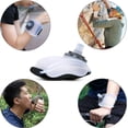 thumbnail image 6 of Daezery Running Water Bottle Handheld, Adjustable Wrist Sports Water Bottles, Reusable Leak Proof Silicone Jug for Travel Camping Rock Climbing Jogging Hiking Marathon Cycling, 6 of 7