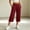 Wine, variant on JOANKDMI Cropped Sweatpants for Women High Waisted Capri Pants Wide Leg Lounge Trousers with Pockets Athletic Loose Fit Casual Activewear for Yoga Workout and Gym
