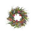 thumbnail image 6 of 22 Inches Spring Wreath for Front Door Artificial Wreath Flower Wreath for Wall Window Room Farmhouses Indoor Outdoor, 6 of 9