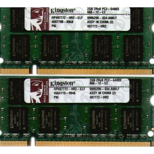 4gb 2x 2gb Kit Hp Compaq 6710b 6715b 6715s 6735s 60s 60s 6910p Ddr2 Memory Walmart Com Walmart Com