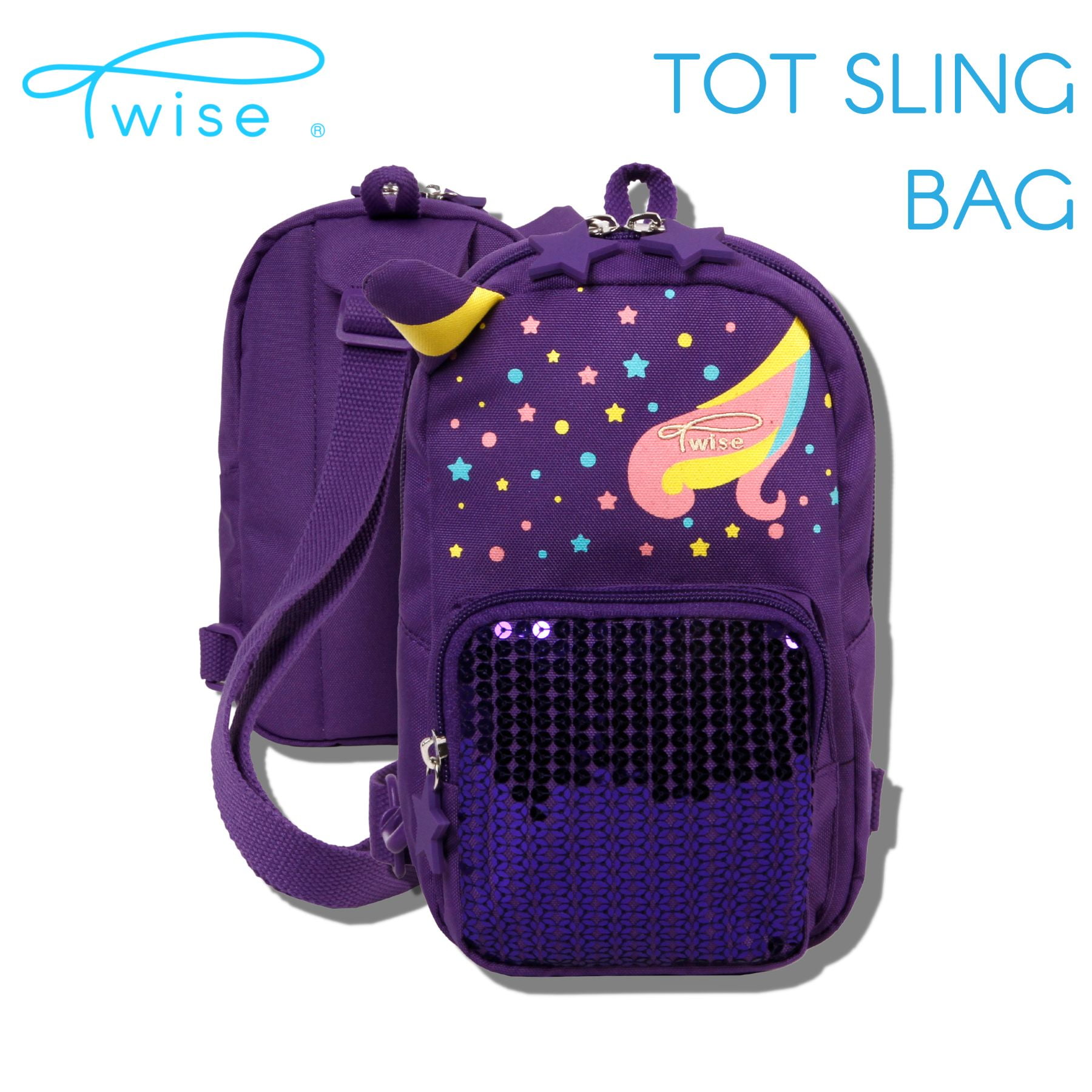 Twise Tots Kids and Toddlers 8" Sling bag, Unicorn