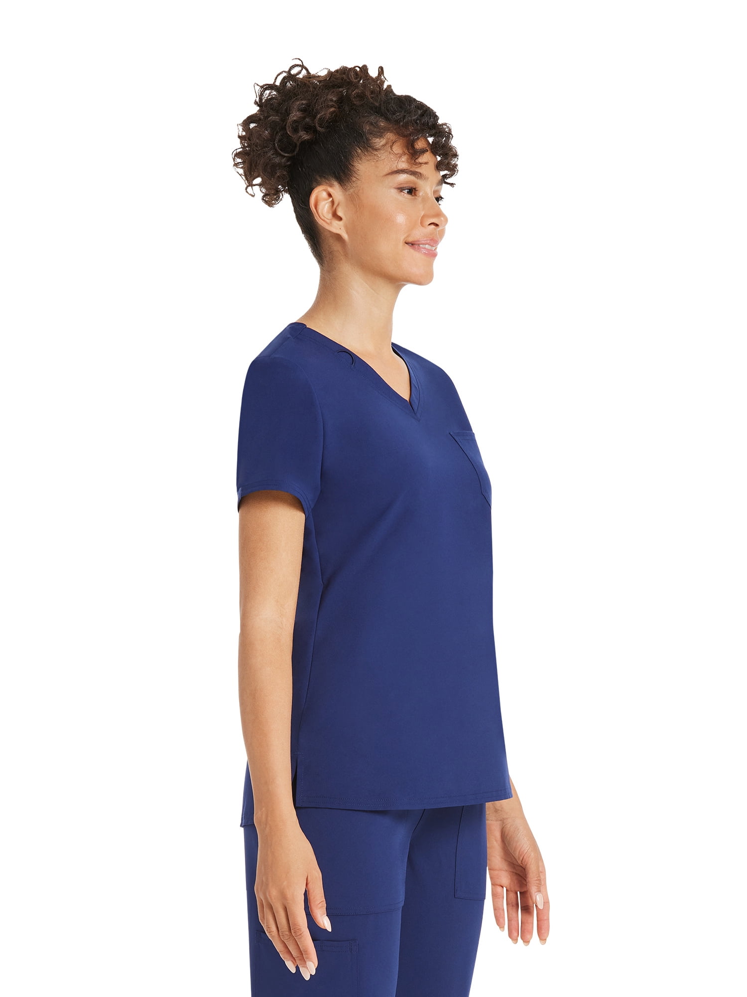 Scrubstar Women's Core Essentials Stretch V-Neck Scrub Top, Sizes XS-3XL