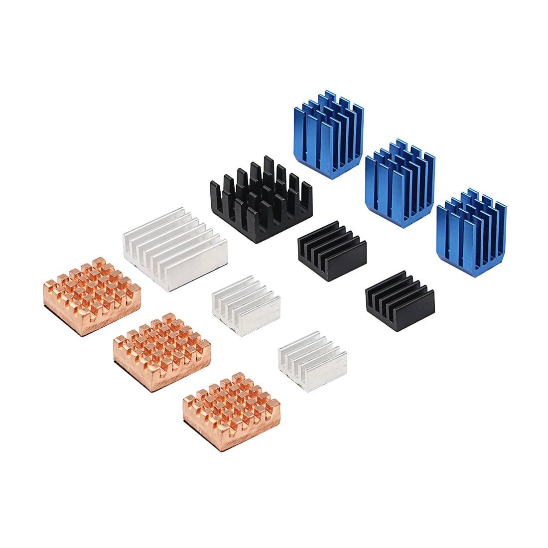 Copper & Aluminium Heatsink with Adhesive Pads for Cooling Raspberry Pi 