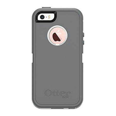 OtterBox DEFENDER SERIES Case for iPhone 5/5s/SE - Retail Packaging - GLACIER (WHITE/GUNMETAL