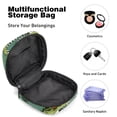 thumbnail image 4 of Crocodile Women's Period Storage Bag with Velvet Fabric, Sponge Padding, and Oxford Cloth Material - 4.7x6.6x6.6 in - for Organizing Your Sanitary Pads, 4 of 6