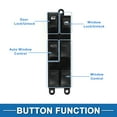 thumbnail image 3 of Interruptor de ventana eléctrica Unique Bargains No. 254016Z500 para el lado del conductor delantero izquierdo para Nissan Sentra 2004-2006 Negro, 3 of 7