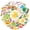 2A-35pcs, variant on 35pcs-70pcs Cute Animal Stickers Floral Springtime Decals Gardening Kids Stickers for Luggage Phone Laptop